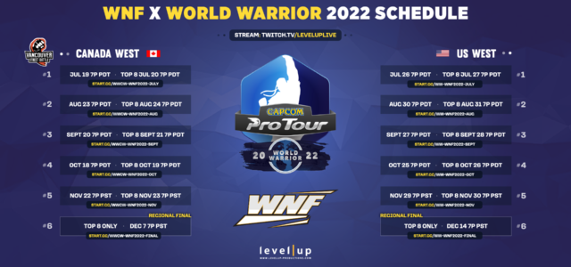   Level Up is excited to partner with Capcom’s inaugural World Warrior program, part of the Capcom Pro Tour 2022. Level Up’s premier weekly tournament, Weds Night Fights, will have […]
